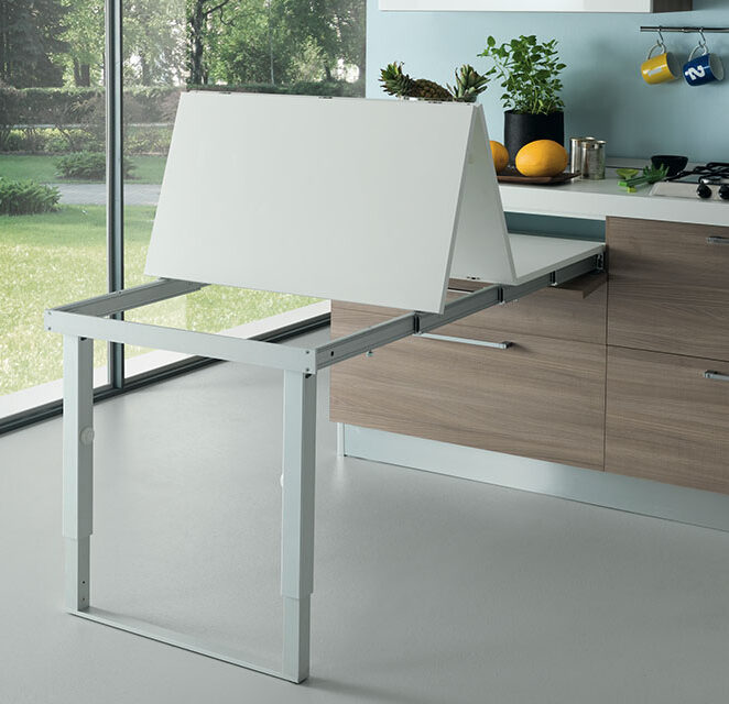 Atim - TRANSFORMABLE PULL OUT TABLE - Pull Out Detail